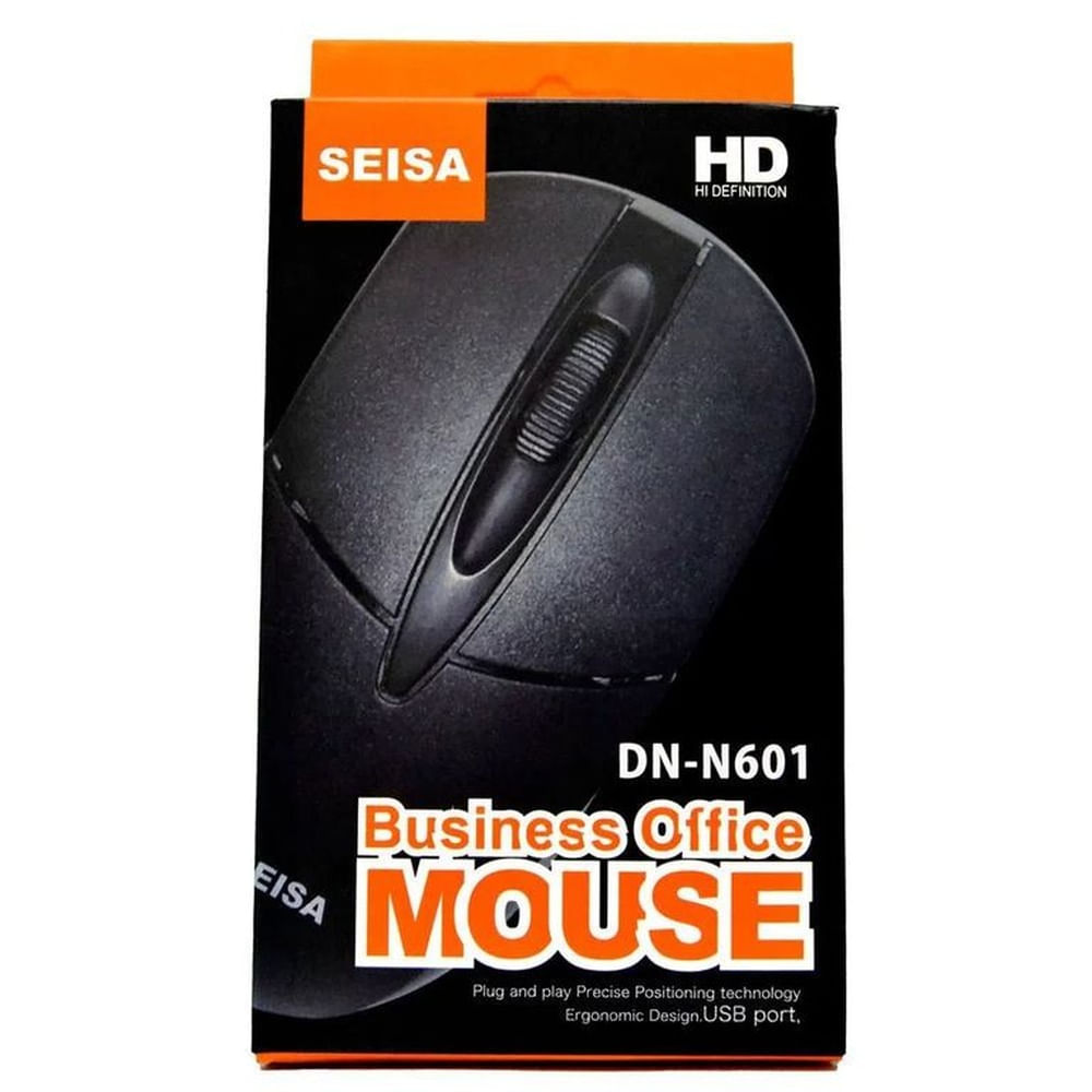 Mouse Optico 1000dpi Alta Sensibilidad Original SEISA 3D Interfaz USB