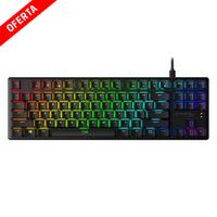 Teclado Gaming HyperX Alloy Core RGB HX-KB6BLX-LA Iluminación RGB Resistente