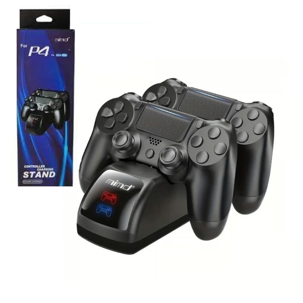 Cargador Doble Para Controles Gamepads PS4 Joystick Slim Pro