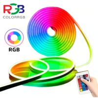 Tira Led Neon 5050 Rgb Bluetooth 5m Luces Led Flexibles