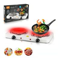 Cocina Eléctrica Doble Plato Portátil Encimera