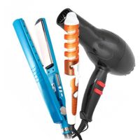 Combo Plancha Nano Rizador Secador 2000 W