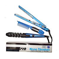 Plancha Nano Titanium  Rizador Ondulador  Peine