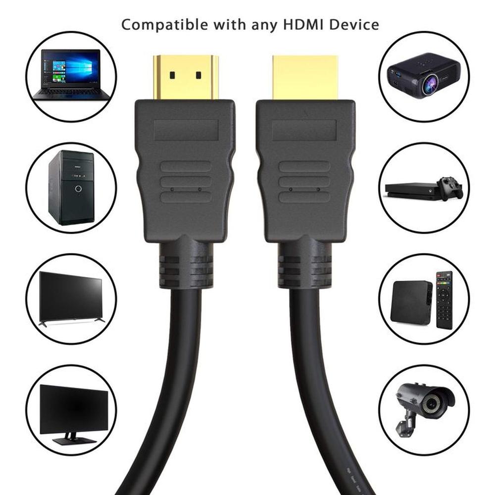 HDMI 2m Negro con Ethernet 8K HDR VRR y Audio Digital