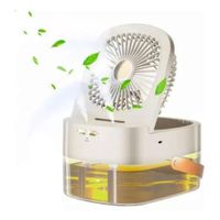 Mini Ventilador Humidificador Portátil Ideal para Oficina y Hogar