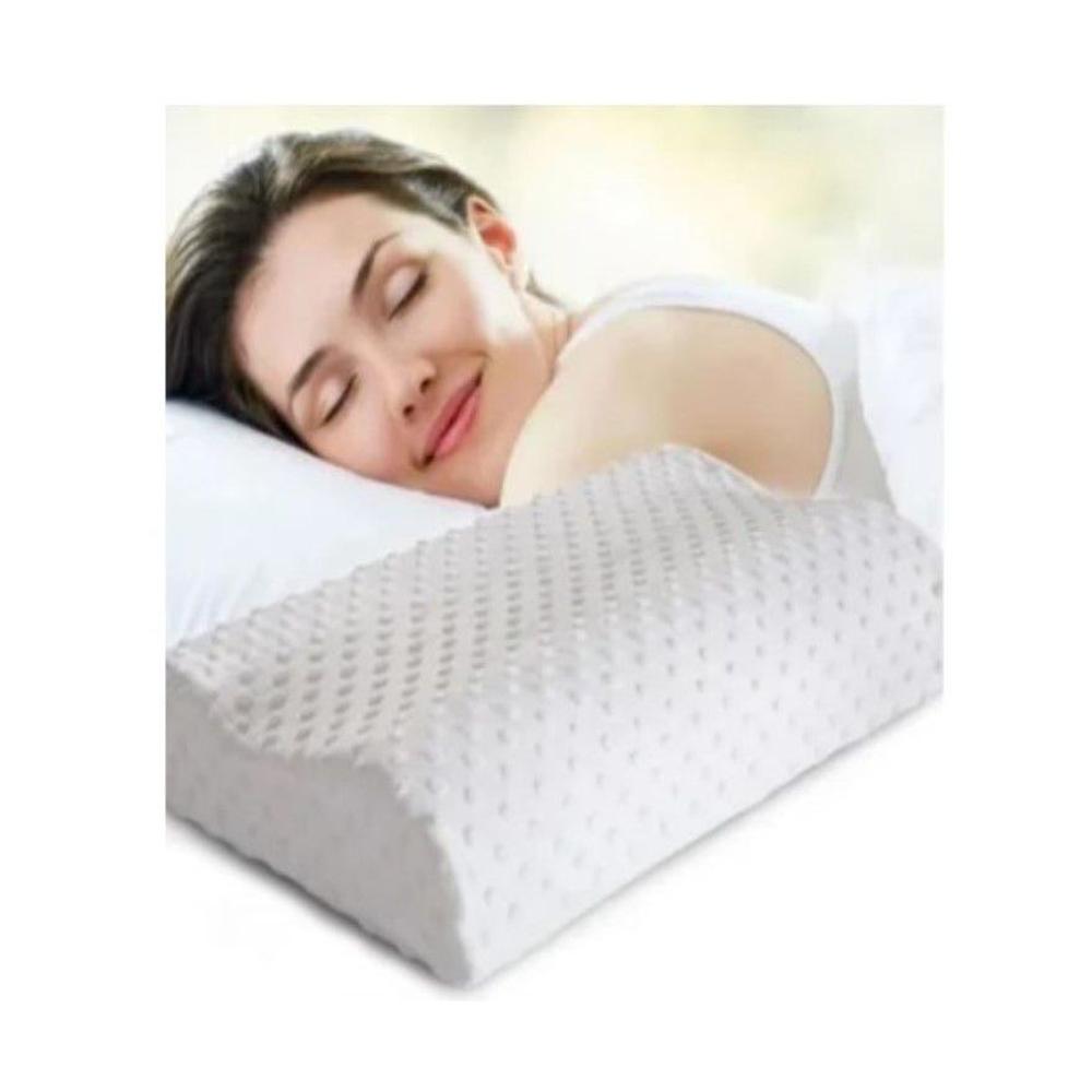 Almohada Ortopedica Cervical Evita Ronquidos Memory Pillow Blanca