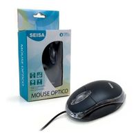 2 Mouse Optico 1000dpi Alta Sensibilidad Original SEISA Rueda 3D USB
