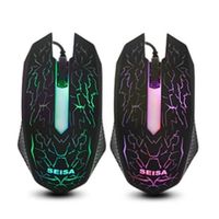 Mouse Optico Gamer Camaleon Cambia Color LED Ergonómico