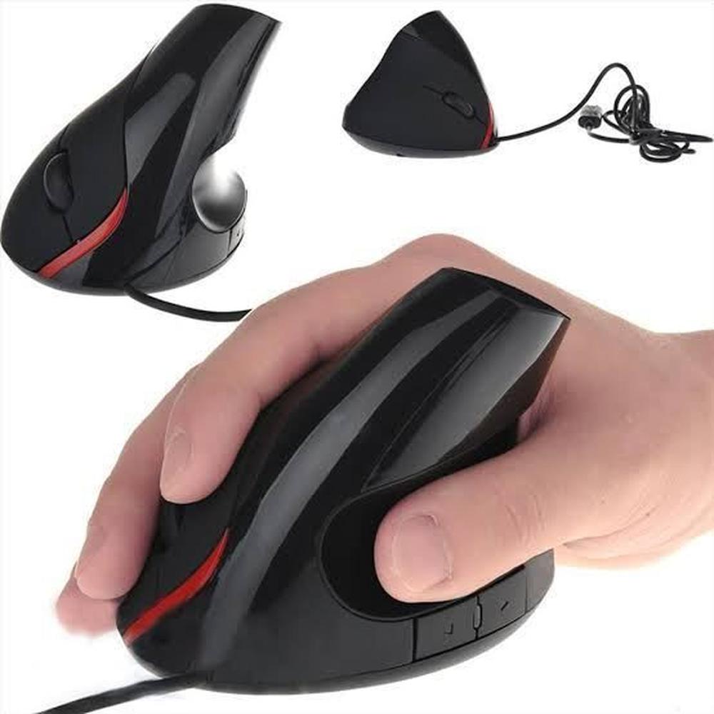 Mouse Vertical Optico Ergonomico con cable USB
