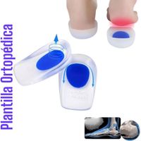 Plantillas Gel Unisex para Aliviar Dolor de Pies Almohadillas de Talón