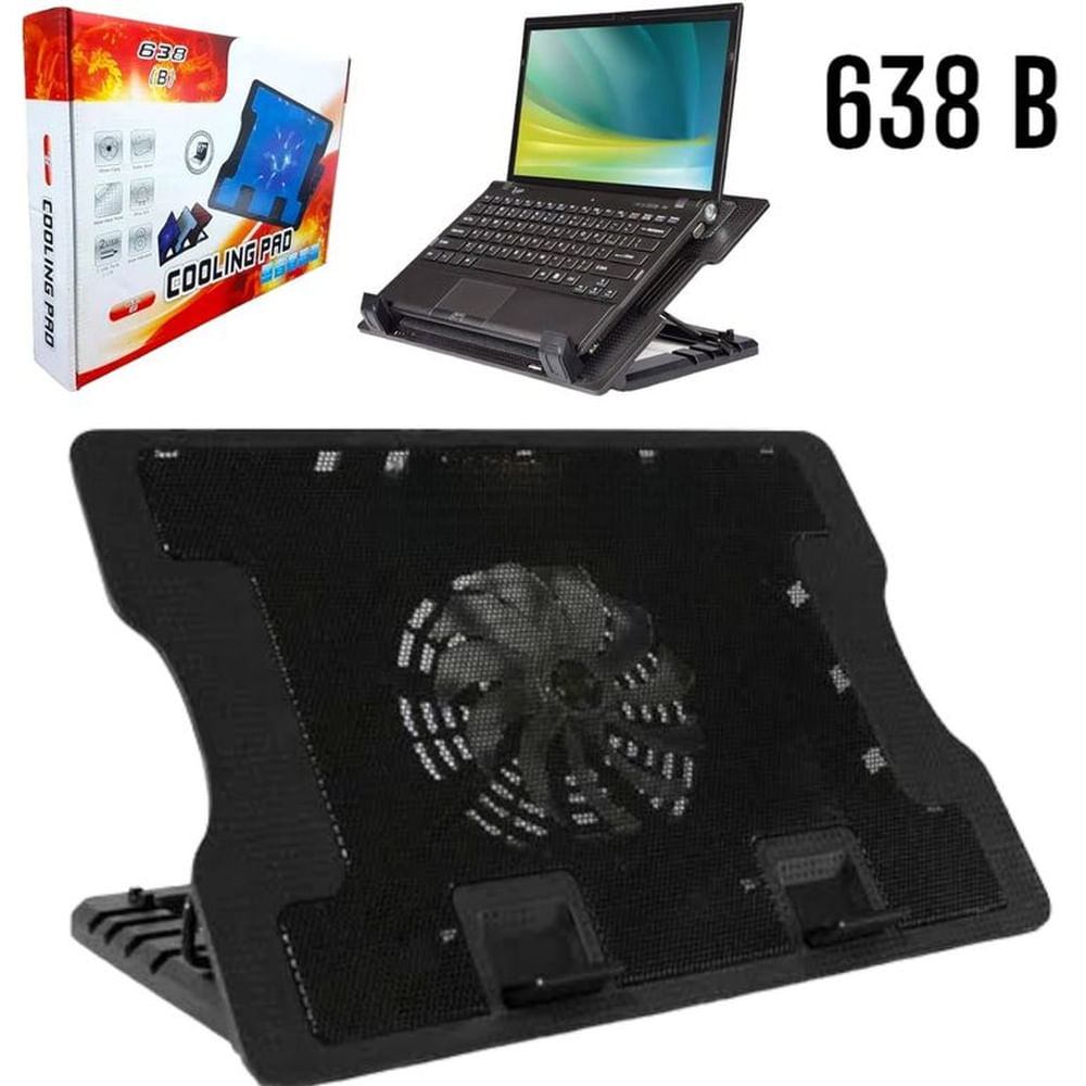 Base Cooler Para Laptop desde 9 hasta17 Eficiente y Silencioso