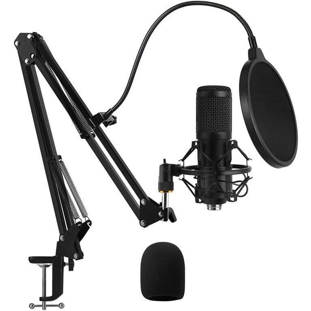 Micrófono Condensador BM800 USB Gaming Microphone Streaming Podcast PC
