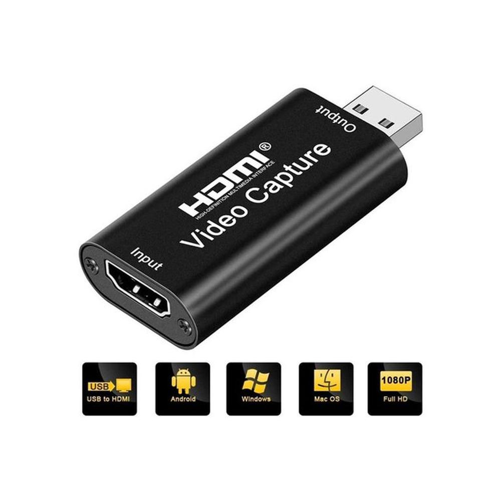 Tarjeta Capturador de Video HDMI a USB 1080P de Alta Definición