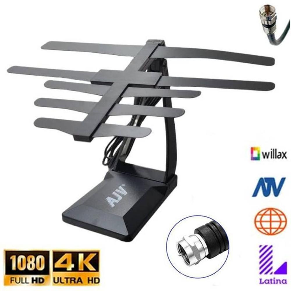 Antena HD TV  LCD Smart TV Y Análoga VHF-UHF Señal Digital Terrestre
