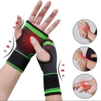 2 Muñequera Deportiva Ajustable Protección Ortopedica