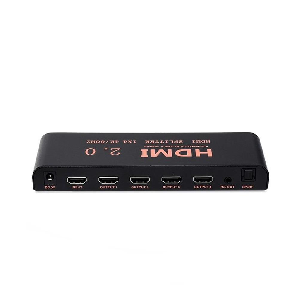 Splitter Divisor Repartidor 1Entrada 4Salidas 1X4 HDMI 2.0 4K 60Hz