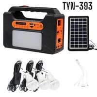 Kit Solar Parlante Bluetooth Panel Solar Casero con FOCO TYN393BT