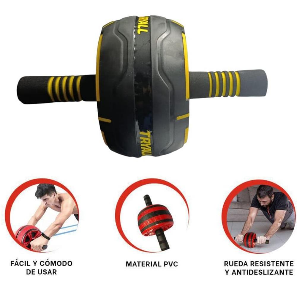 Ejercitador para Abdomen Perfecto Unisex Rueda Abdominal