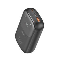 Miccell Power Bank 10000mAh Compacto con Cable Integrado USB Portátil
