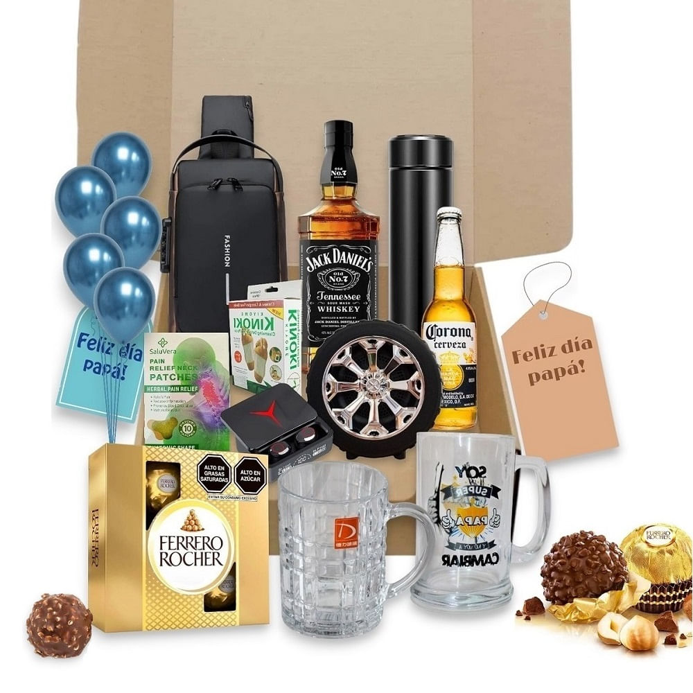 Canasta Sorpresa Box de Productos para el Mejor Papa del Mundo
