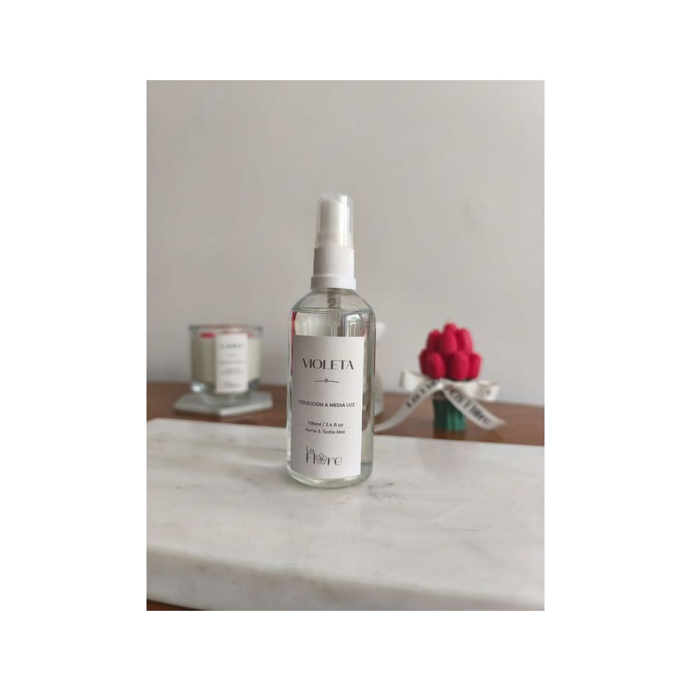 Aromatizador Home & Textile Mist - VIOLETA 100ml Transparente