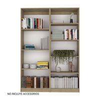 Combo Modular: 2 Estantes 9 Niveles Home Macadamia