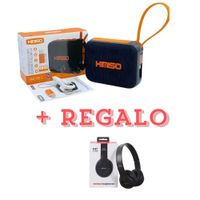 PARLANTE  IMPORTADO KIMISO PACK CON POWER BANK MAS REGALO DE UN AUDIFONO P47