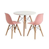 PACK de 2 Sillas Sofia Niño Rosado + Mesa Modelo Sofia niño