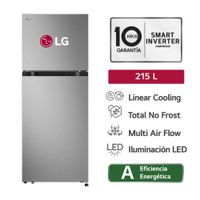 Refrigeradora LG Multi Air Flow Plateado VT22BPY 215L