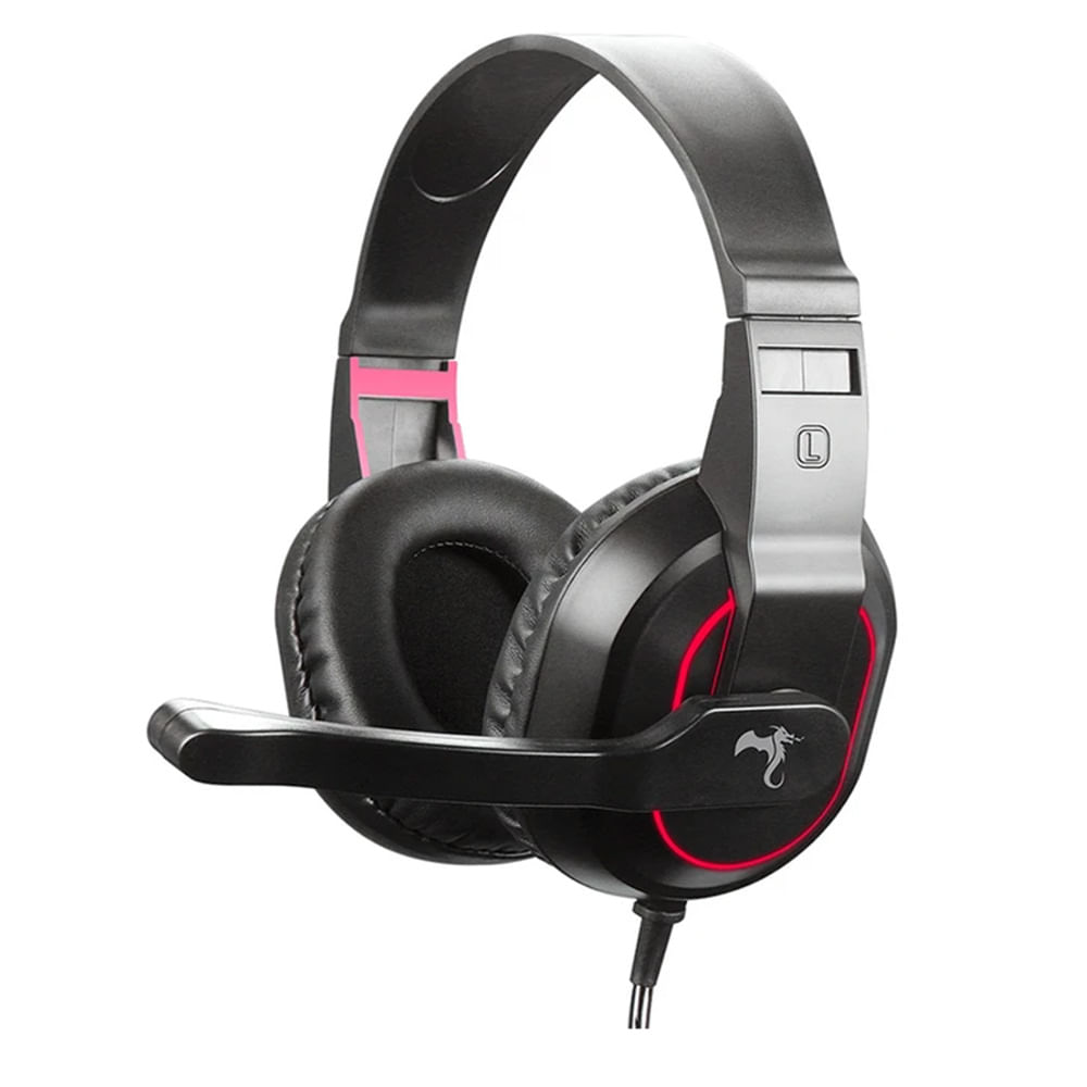 Auricular Gaming Kolke Phoenix KGA-435 Rojo con Micrófono Luz LED USB Alta Rotación