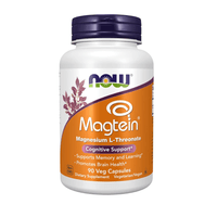 Magtein L-Treonato De Magnesio NOW 90 Cápsulas Vegetales