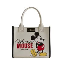 TOTE MEDIANO DISNEY BLANCO CON IMAGEN DE MICKEY MODERNO