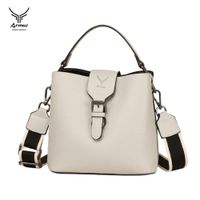 Cartera De Cuero Vacuno Diseño Moderno 6021 Blanco