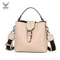 Cartera De Cuero Vacuno Diseño Moderno 6021 Beige