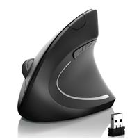 Mouse Vertical Inalámbrico Ergonómico USB