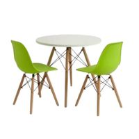 PACK de 2 Sillas Sofia Niño Verde + Mesa Modelo Sofia niño