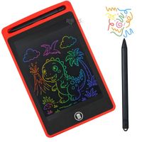Pizarra Digital con Lápiz LCD Reutilizable Para Niños, Color Rojo de  8.5""