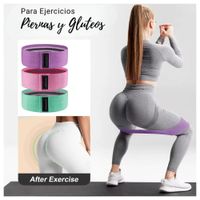 Bandas de Resistencia para Ejercicios de Piernas y Gluteos