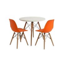 PACK de 2 Sillas Sofia Niño Naranja + Mesa Modelo Sofia niño