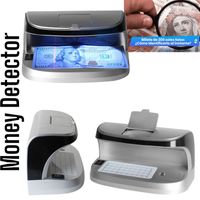 Detector de Billetes y Documentos Falsos - Sensor de Tinta Magnética y Luz Ultravioleta
