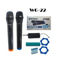 Par de Microfonos Universal Inalámbrico De Baja Potencia Wg22