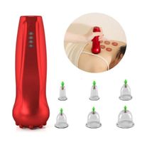 Set de 6 Copas Ventosas Chinas con Succionador Recargable
