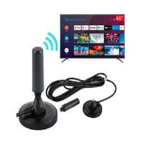 Antena Señal Digital Black Cable 3m HDTV Para TV LCD Smart TV VHF-UHF