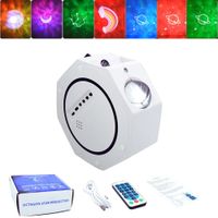 Proyeccion de Luz de Estrella Bluetooth Lampara Estrellada Nocturna