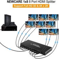 Splitter Divisor de 8 Puertos Hdmi 4K x 2K 3D