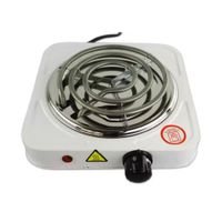 Cocina Eléctrica Portátil 1000W - 1 Hornilla Espiral - Ideal para Viajes y Hogar