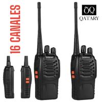 2 Radios Transceptores Walkie Talkie 16 Canales FM Alcance