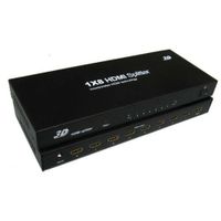 Hdmi Splitter 1x8 1.4 Full Hd 4k Multiplica Señal Conecta 8 tvs