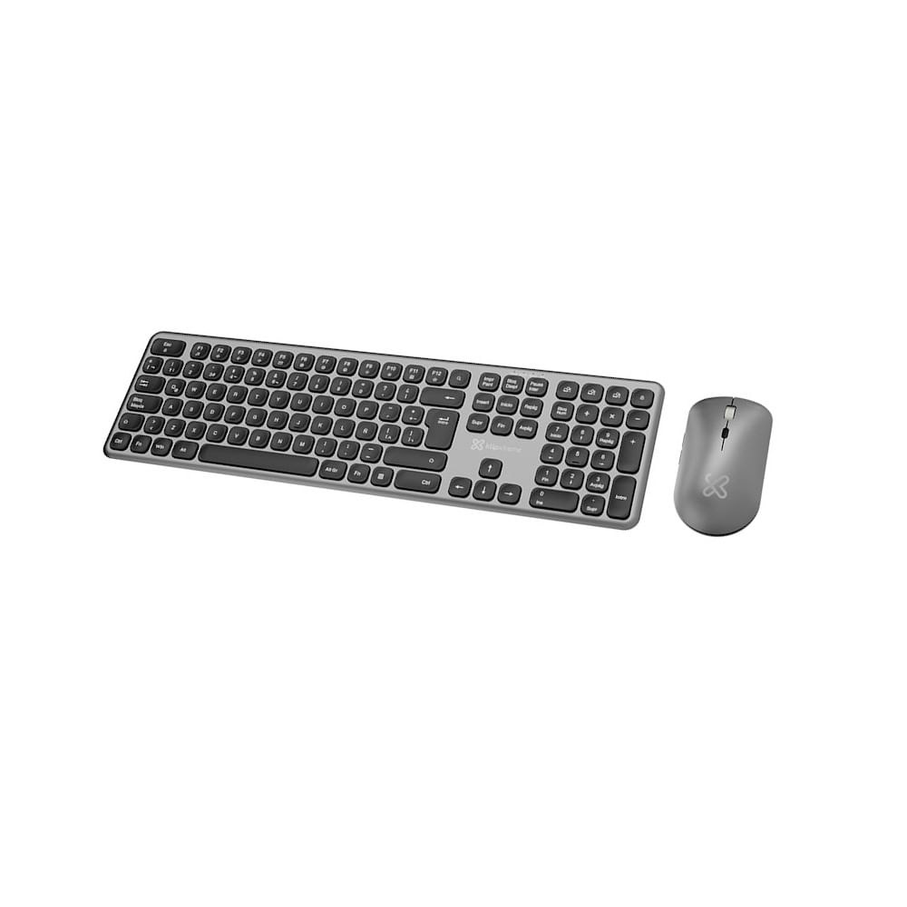 Klip Xtreme Combo Teclado y Mouse Recargable Linkkey Duo Bluetooth Silver - KBK-850