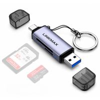 Adaptador USB Tipo C OTG Lector SD TF USB 3.0 Alta Velocidad Para Android Y PC